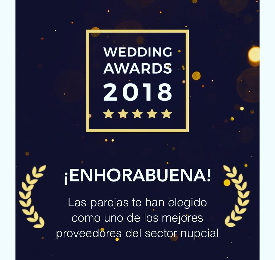 GDBodas recibe el "PREMIO WEDDING AWARDS 2018" de bodas.net